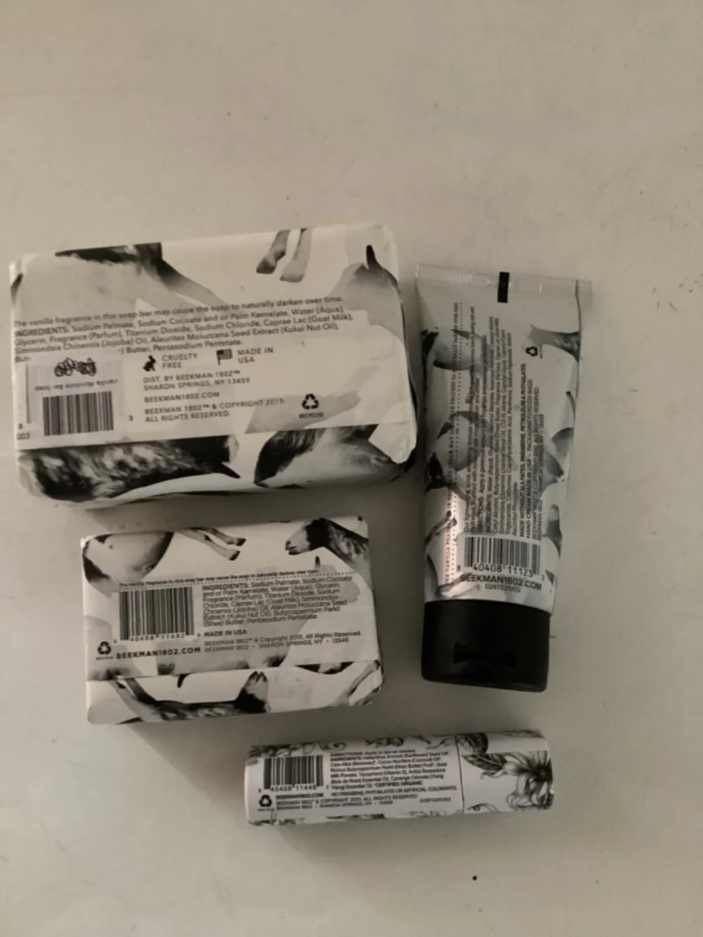 Beekman Vanilla Absolute GOAT Milk Soap, Hand Cream & Lip Balm
